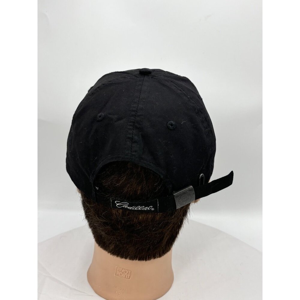 Cadillac Logo Black Hat Adjustable Baseball Cap Cars Luxury Brands - Picture 4 of 7